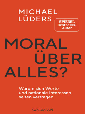 cover image of Moral über alles?